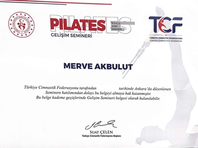 TCF Pilates Sertifikası